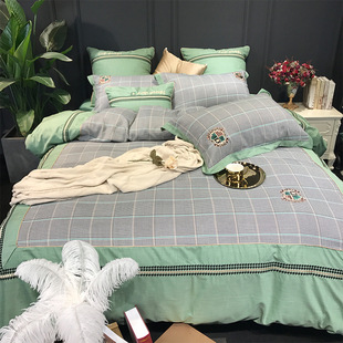 拼接床品四件套