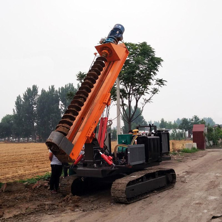 厂家供应 光伏引孔机 履带式光伏引孔机 光伏引孔机一分成孔