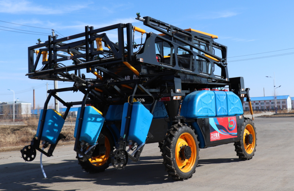 厂家国补玉米高杆作物高地隙自走式喷杆喷雾打药机向日葵打药机