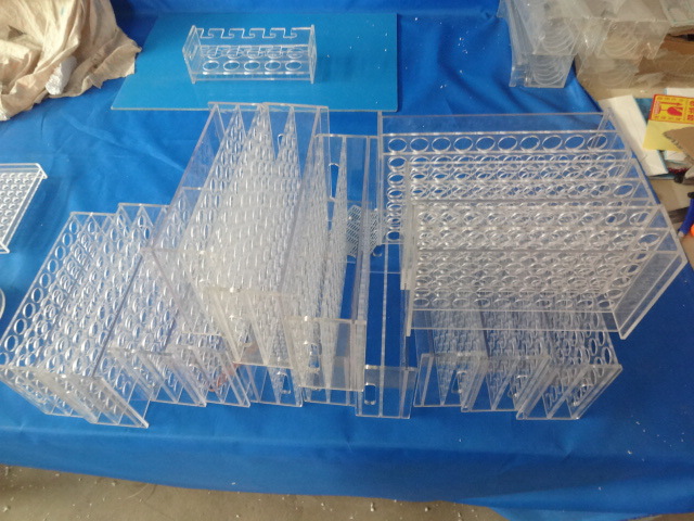 实验室耐高温试管架耐酸碱塑料试管架比色管架支持订做