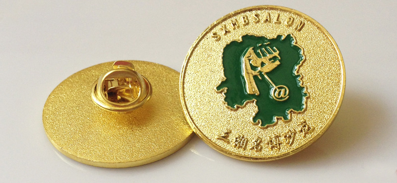 直销蝴蝶扣景泰蓝珐琅徽章金属班徽滴胶徽章胸章磨砂徽章定制定做