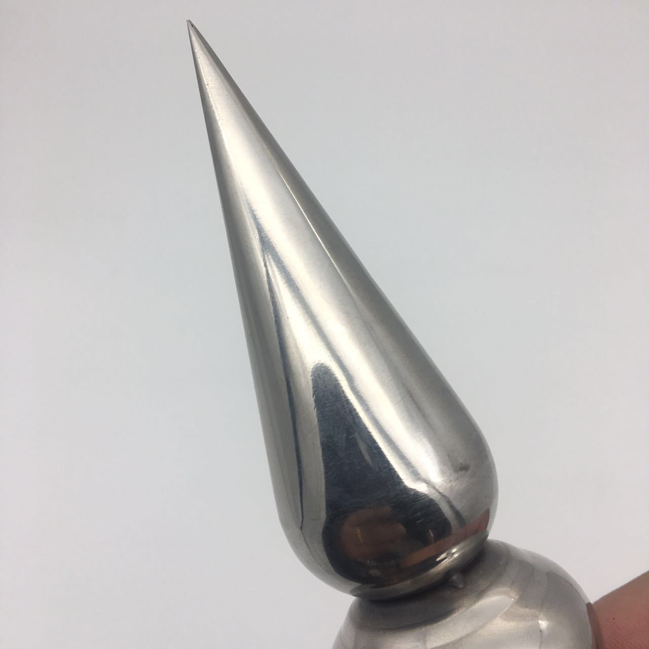 201/304不锈钢圆锥形枪头焊接围栏庭院大门装饰隔离栏不锈钢枪头