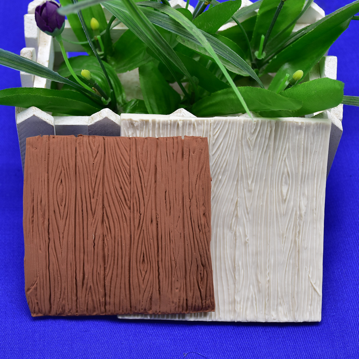 diy烘焙 树皮硅胶造型模具巧克力翻糖 蛋糕装饰硅胶烘培模具