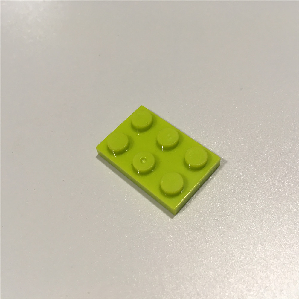 2x3矮板薄片小颗粒拼插积木塑料玩具散装配件跨境兼容le高一斤装