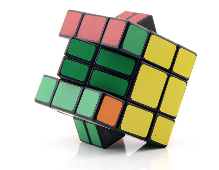 智力乐园混元奥斯卡334魔方黑色 异型比赛专用手感顺滑魔方玩具