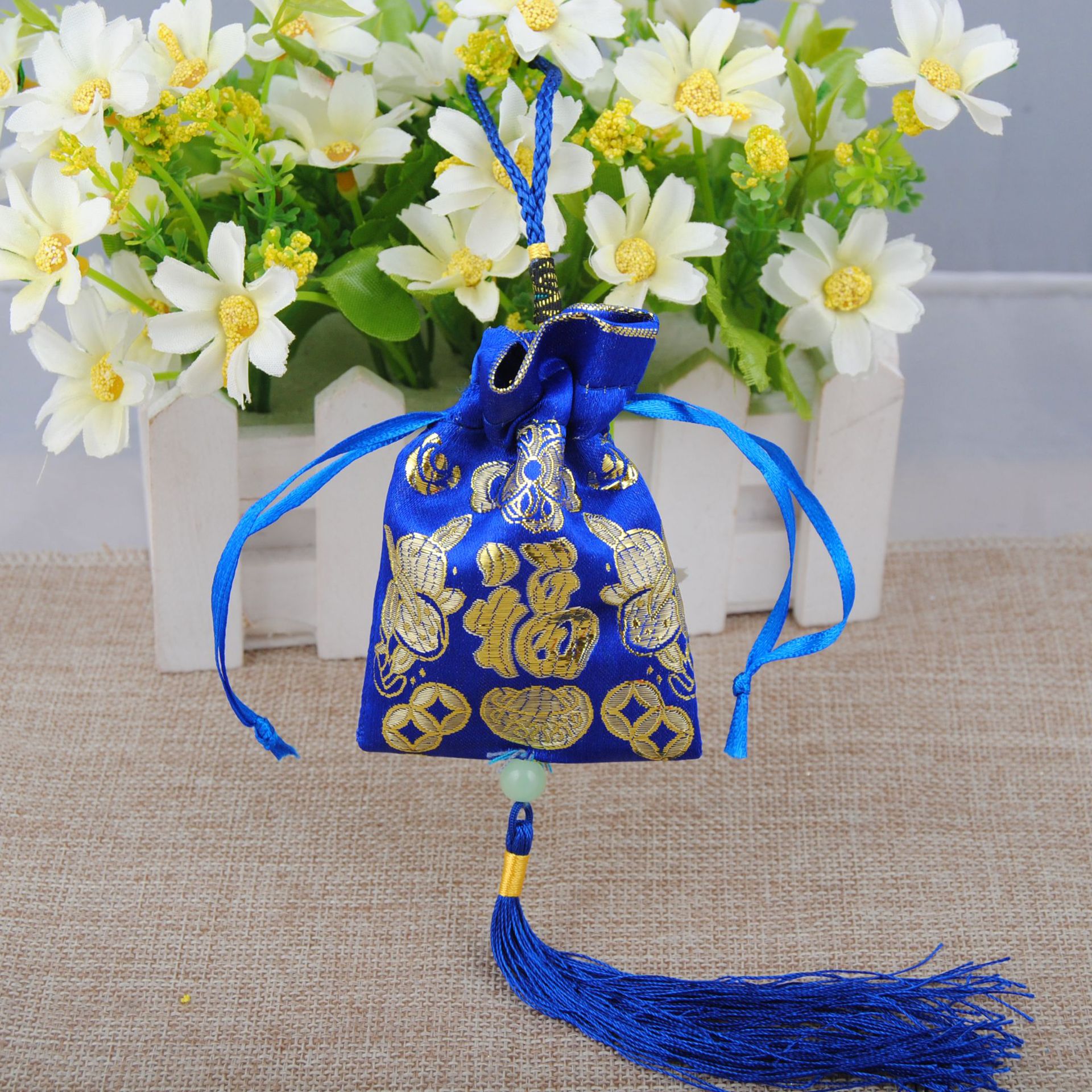 新款 端午节空袋子批发 端午香包香囊空包热卖款铜钱招财保平福袋