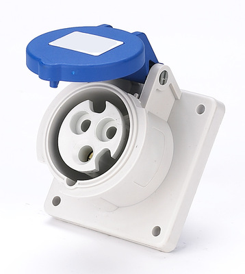 工业插头插座 防尘防水插头插座 ip44 16a三孔插座 220v