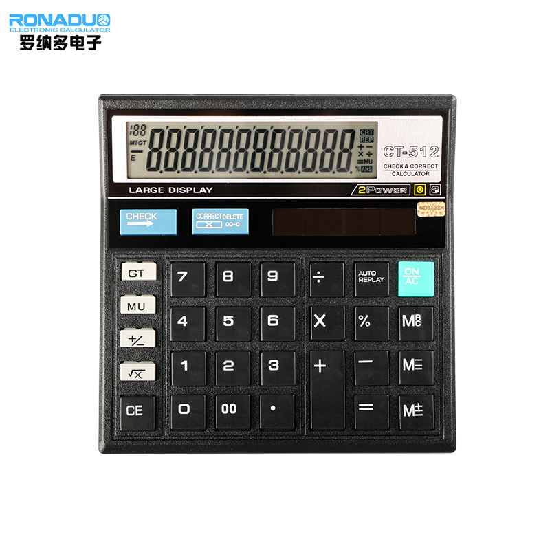 Business Office Calculator Ct-512 Computer Desk Calculator for Financial Accounting