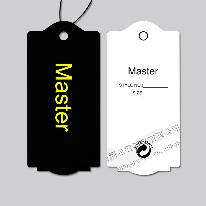 源头厂家定做服装吊牌夏季短袖吊牌标签定制童装服饰价格牌吊牌