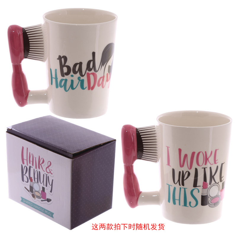 Cross-Border Foreign Trade Cute Makeup Tool Cup Creative Boots High Heels Hair Dryer Truncheon Handle Mug Cup Water Cup