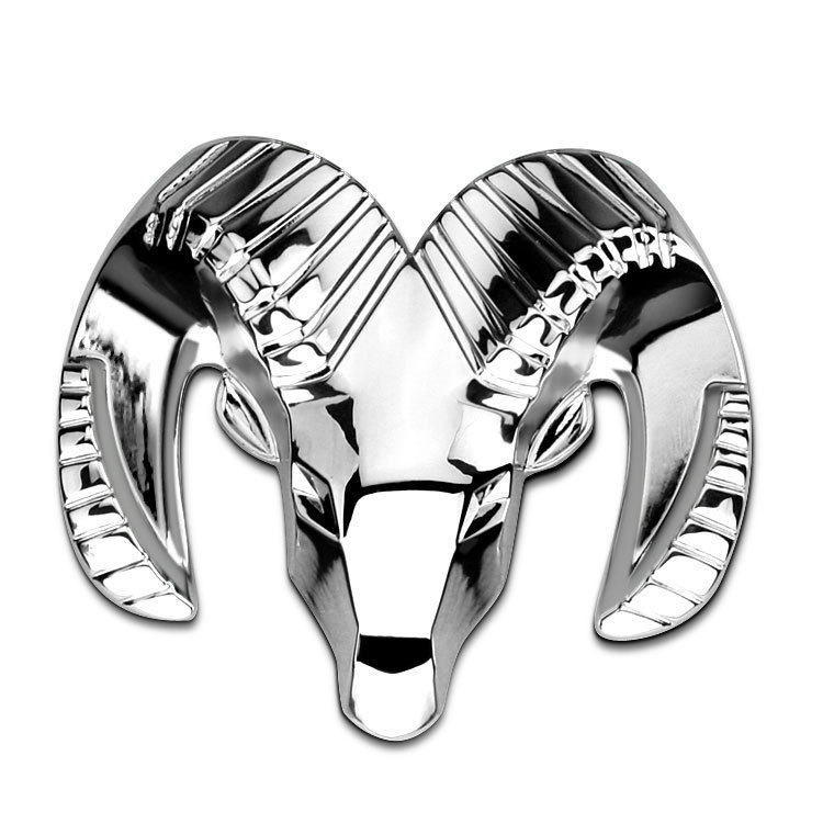 适用于dodge道奇公羊车标酷威酷博改装公羊头标金属车贴车尾标