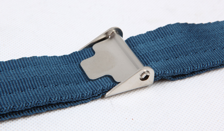 正品02式飞行腰带 蓝色帆布尼龙编织腰带 夏季布裤内腰带战术腰带