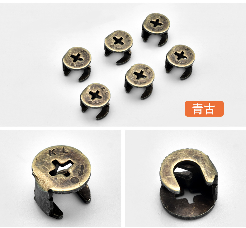 厂家直销三合一连接件偏心轮 三合一锁扣衣柜拆装连接件 家具五金