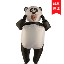 亚马逊外贸货源 可爱卡通熊猫充气服人偶表演服装道具cosplay服