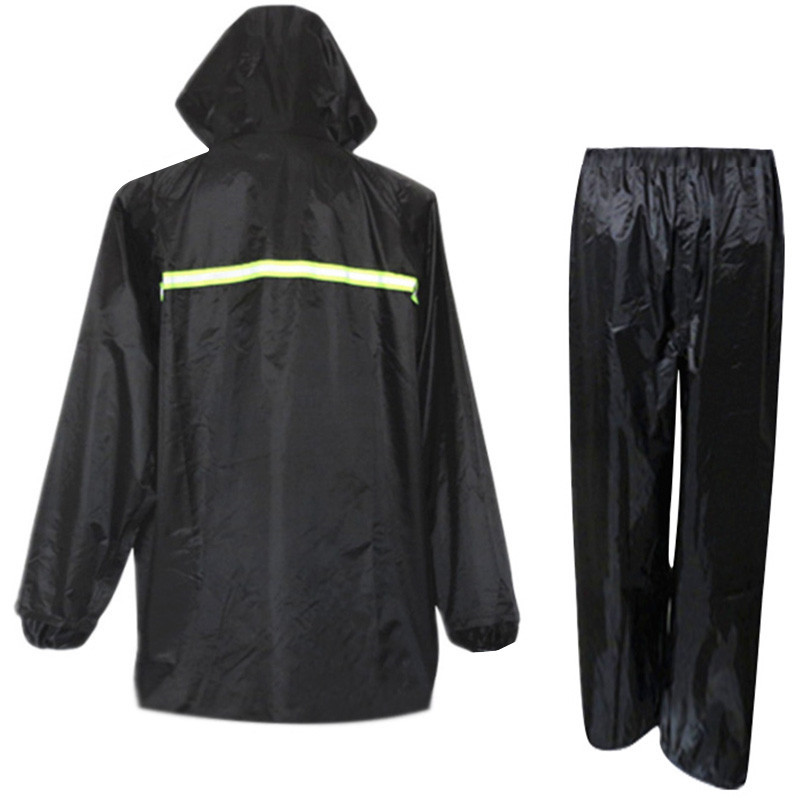 亿可来牌厂家自产自销涤纶pvc加厚单层分体劳保套装雨衣