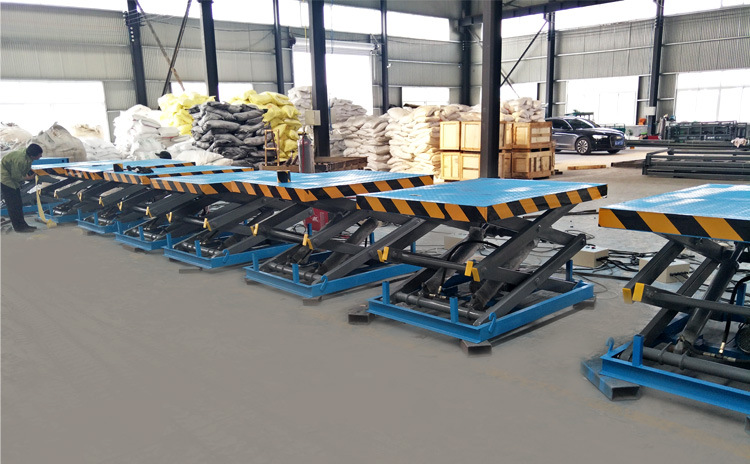 流水线用电动液压升降平台厂家定制固定剪叉式升降机小型家用