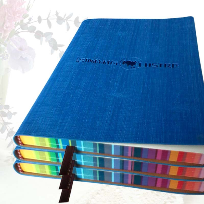 Production B5a5a6 Rainbow Edge Hardcover Book Printing Rainbow Edge Notebook Spray Golden Edge Silver Edge Inner Core Wholesale