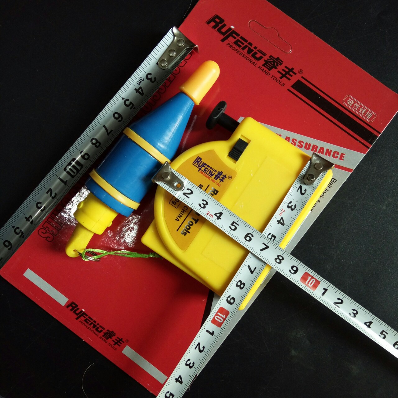 磁力线坠批发6米磁力吊线坠线陀磁力水平线坠建筑工具线坠