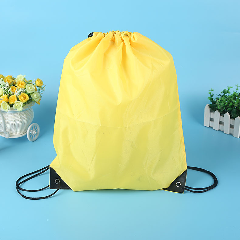 厂家定做束口袋210d卡通拉绳尼龙收纳袋环保防水420d涤纶袋抽绳袋