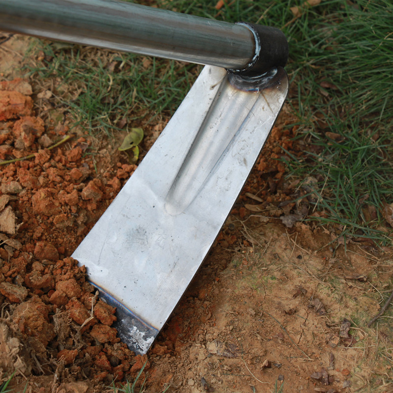 5米钢管锄头钢柄农用锄头园林松土农用工具带柄长柄挖土神器-阿里巴巴