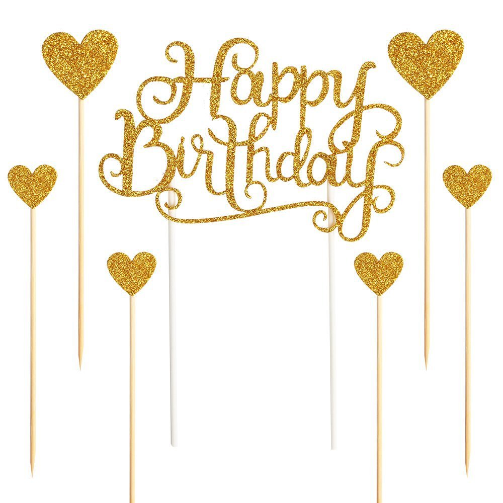 6万套oh baby婴儿洗礼派对蛋糕装饰插牌爱心生日甜品台插签插旗￥3.