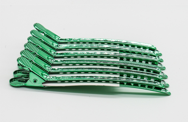 美发鸭嘴夹无痕定位夹手推波纹夹子分区夹发夹彩色专业造型化妆夹