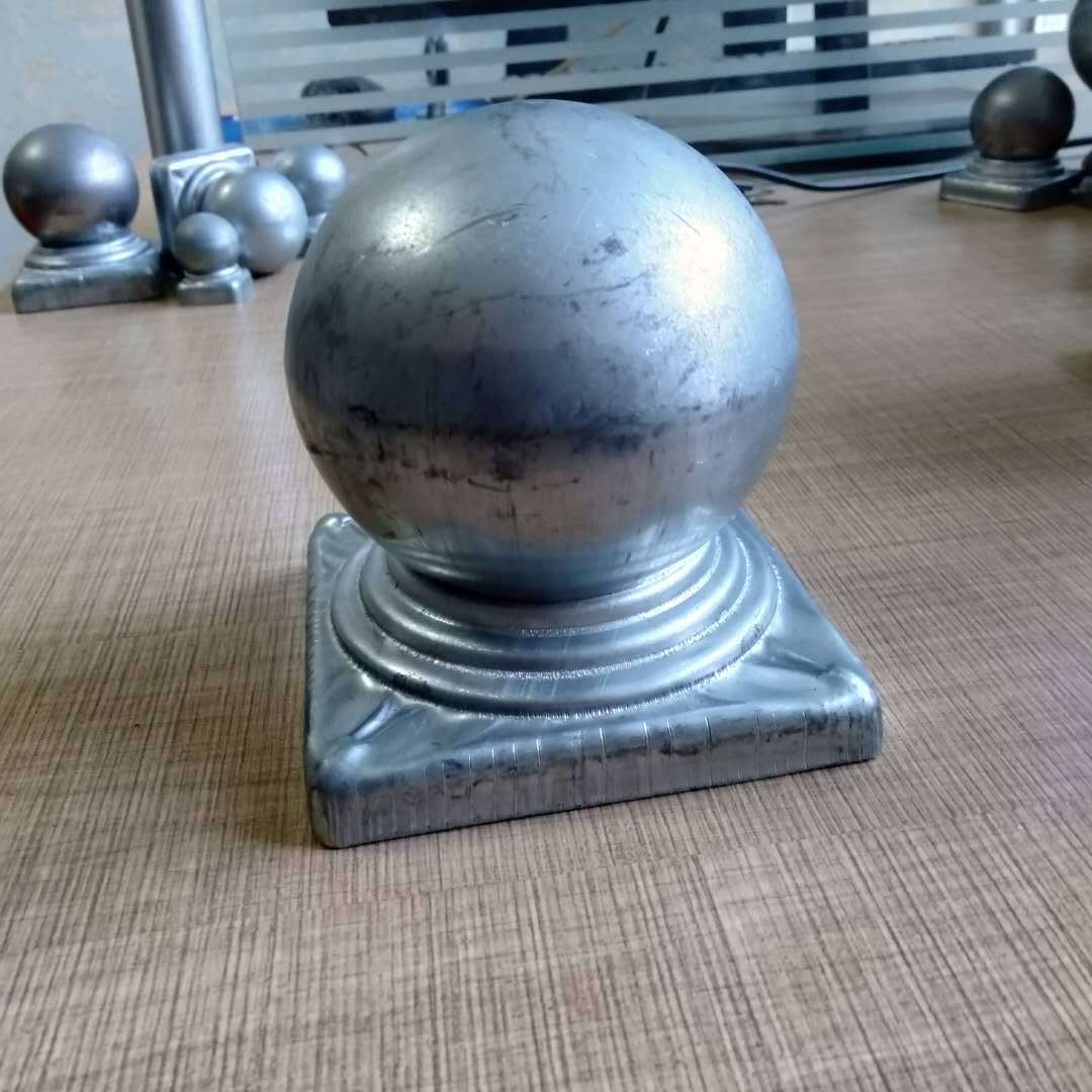 河南洛阳冲压柱头 冲压莲花柱头 铁艺护栏盖帽 冲压装饰盖 铸铁花