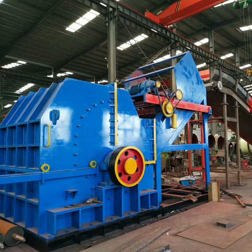 供应锤式金属破碎机 汽车壳粉碎机 2000型废铁金属压块破碎机