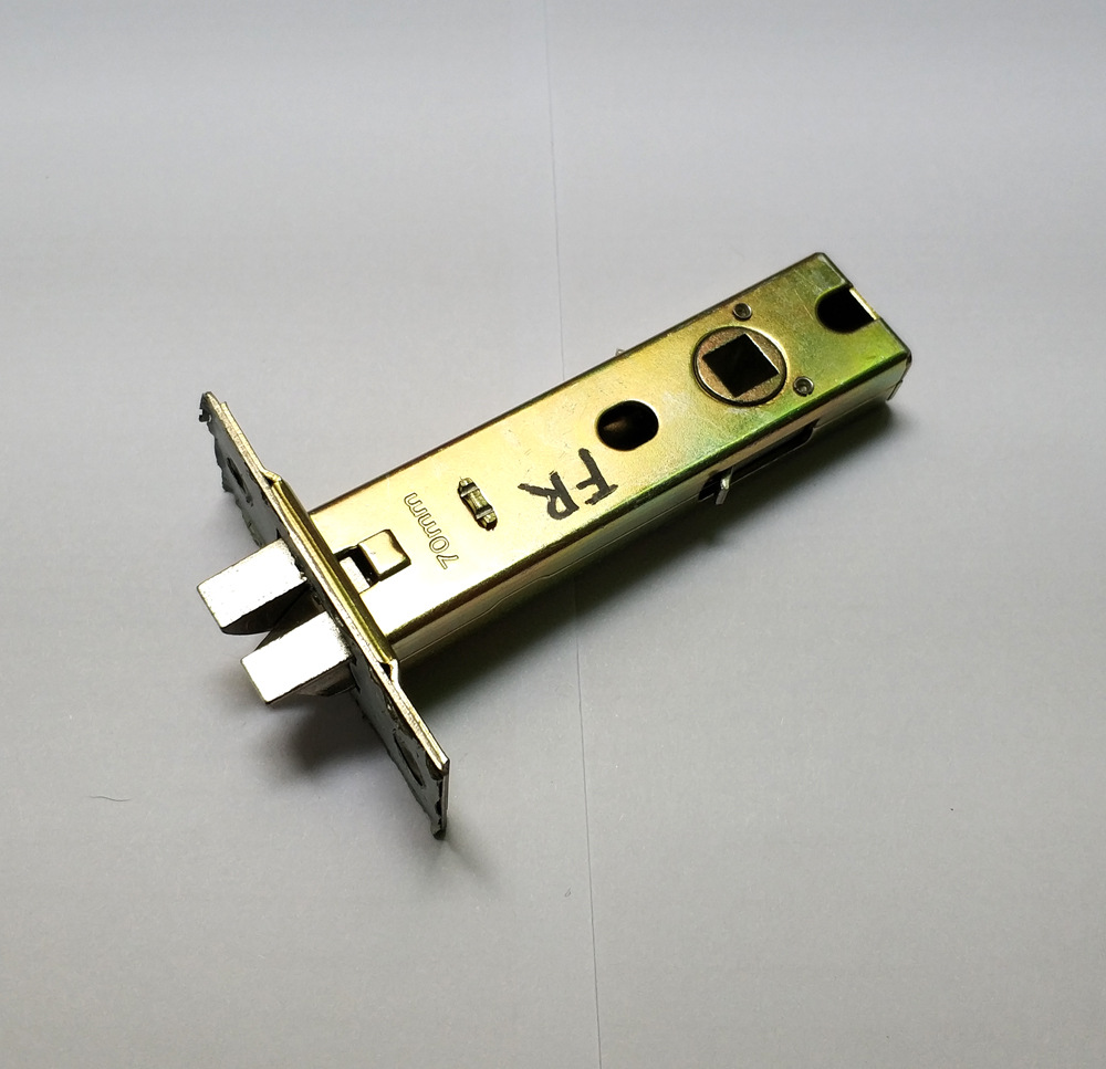 50锌合金防插锁舌 超长衬板 锌合金单舌锁体 门厂配套锁舌