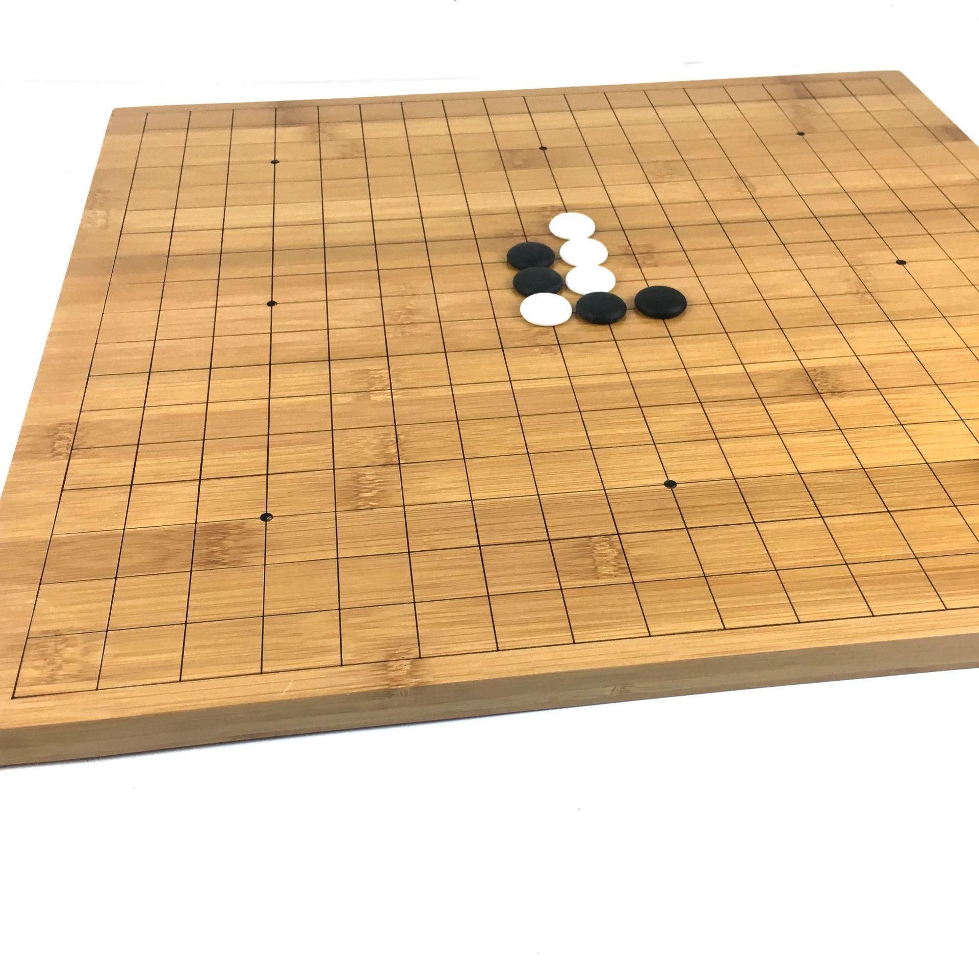 【厂家】2cm19路 13路楠竹围棋棋盘 实竹双面激光雕刻 可定制logo