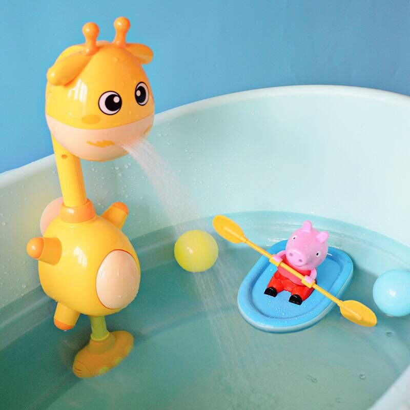 2018新款长颈鹿趣味花洒洗澡戏水儿童戏水玩具 儿童生日礼物批发