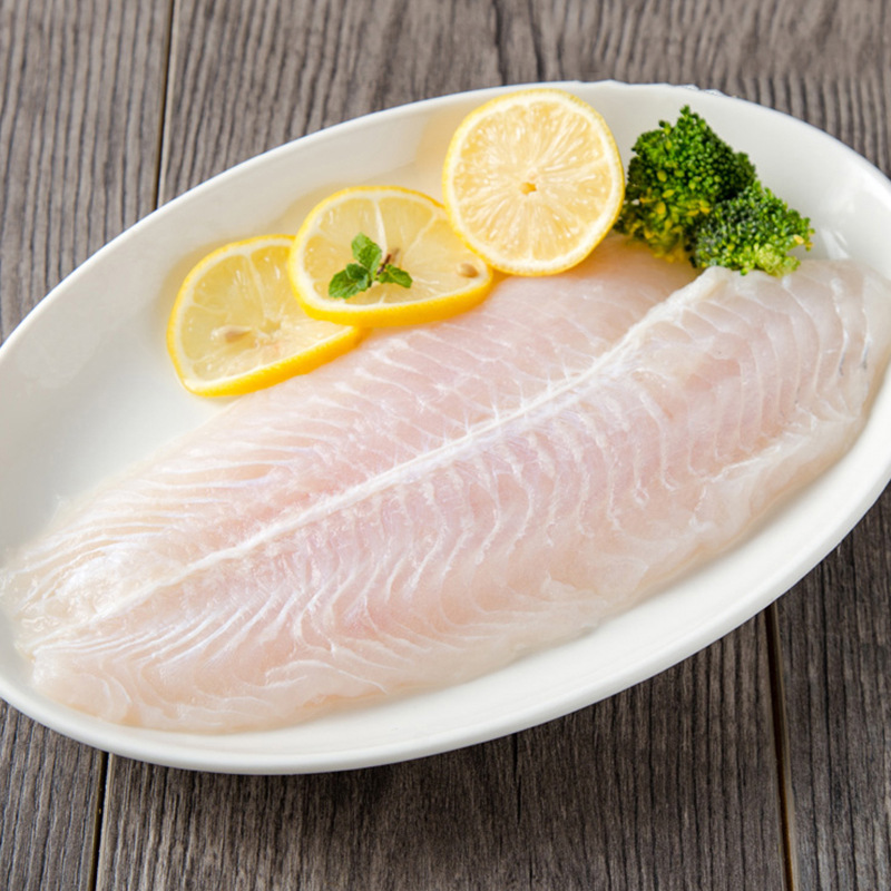 精修去皮巴沙鱼柳 冷冻 无骨无刺龙利鱼柳 进口海鲜批发aq5