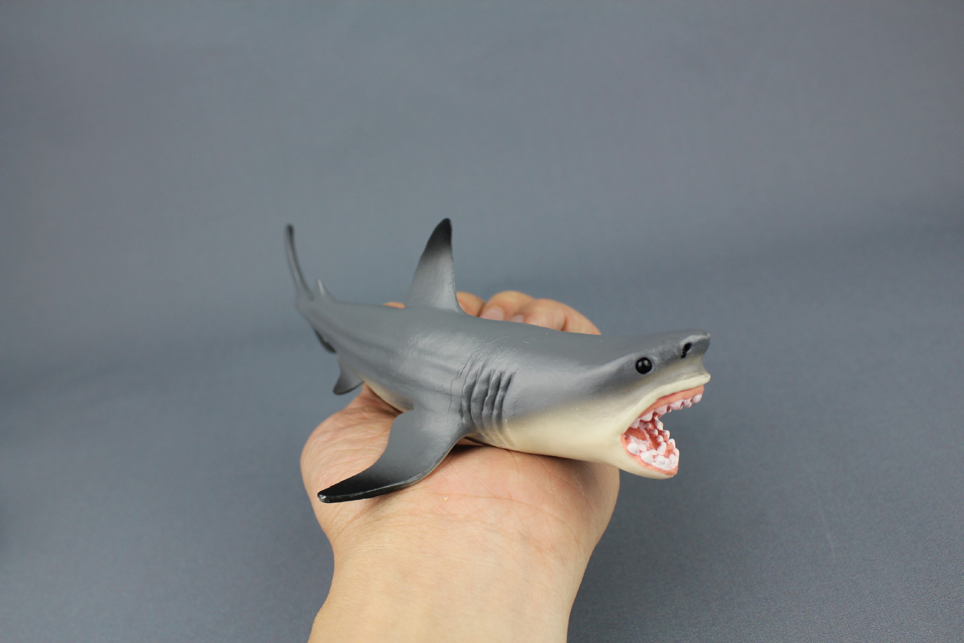 跨境大白鲨仿真海洋生物 鲨鱼海洋动物模型塑料儿童早教玩具礼物