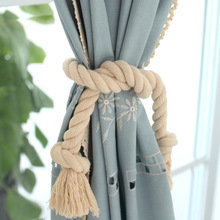 出口棉绳窗帘绑带绑绳创意窗帘扣窗帘配件流苏装饰品辅料配件单品