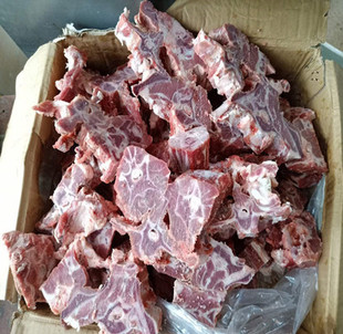 批发内蒙古羔羊蝎子冷冻羊脊骨肉多10kg/箱整件出售