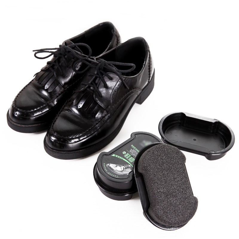 Wholesale Multifunctional Double-Sided Shoe Wax Sponge Shoe Brush Shoe Brush Leather Maintenance Brush Shoe Polish Shoes Cleaner