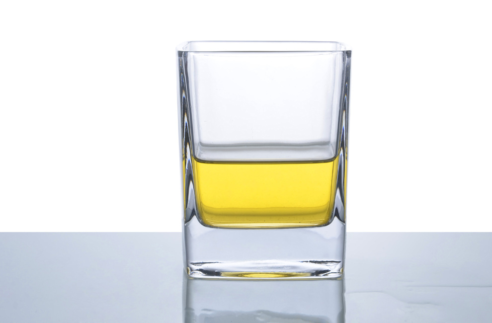 方形威士忌杯玻璃 透明玻璃酒杯 工厂定制四方玻璃杯