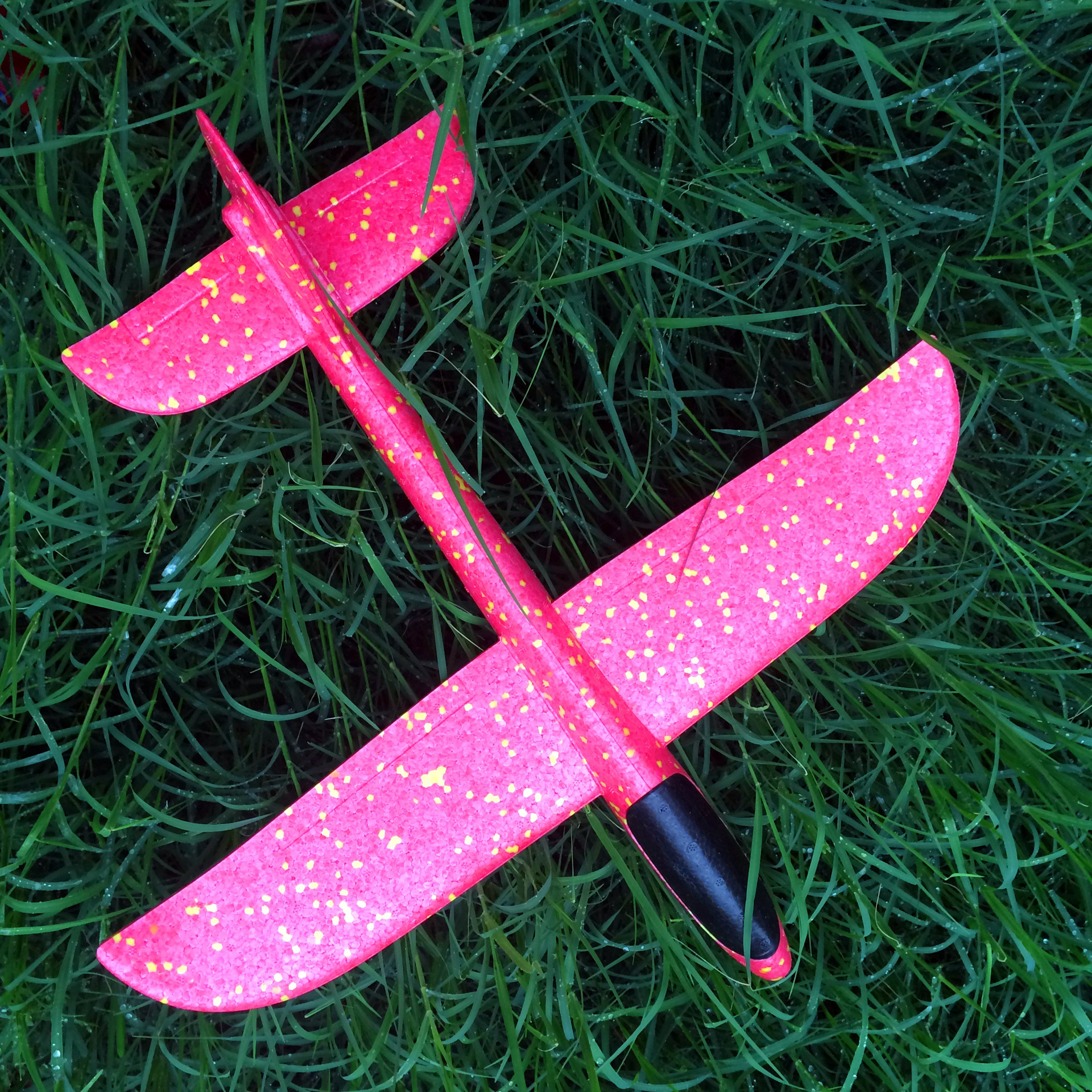 特技版手抛飞机泡沫飞机回旋玩具飞机投掷滑翔机epp耐摔拼插航模