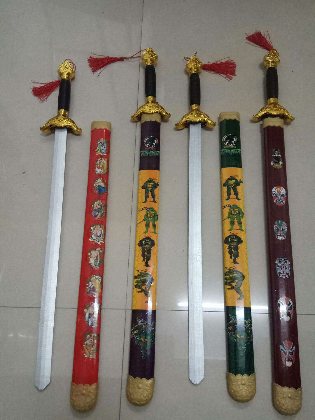 厂家批发 竹制青龙剑 地摊庙会景区热卖 青龙宝剑 儿童玩具