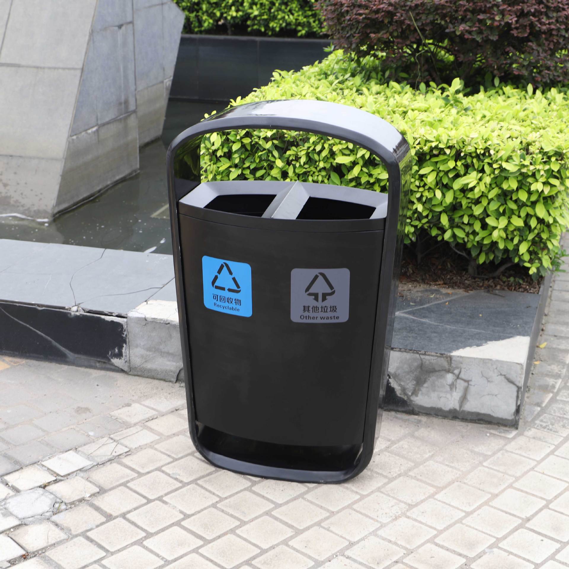 ht-01小区烟草公司户外公园住宅果皮桶街道垃圾桶环保分类桶