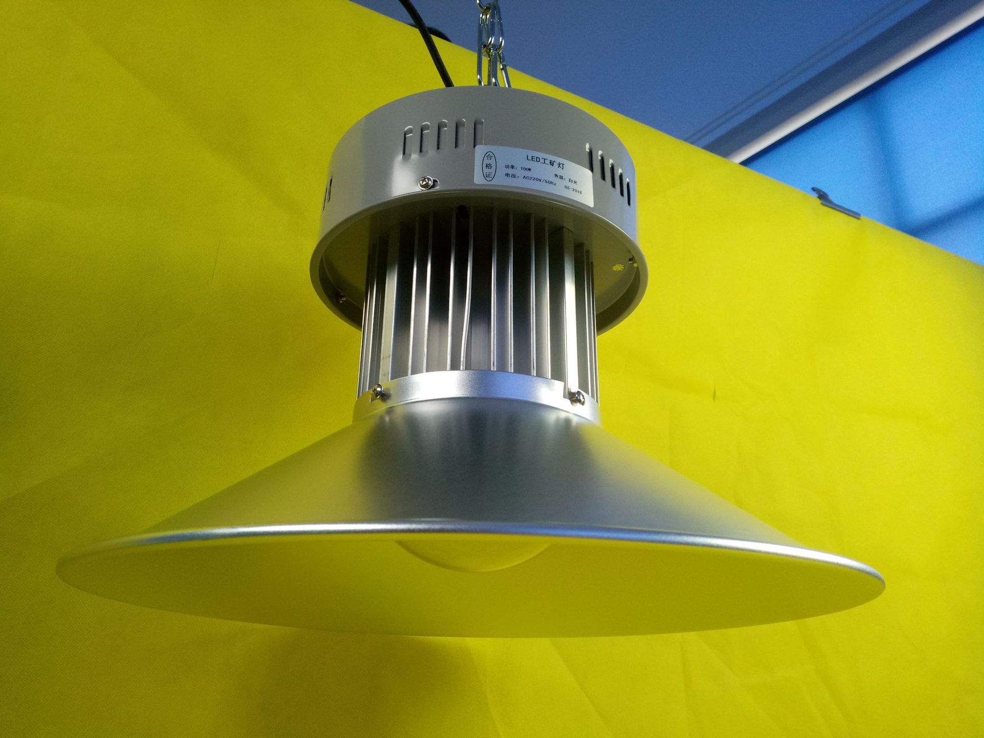 100wled工矿灯工厂灯厂房灯室内照明-贴片式高效工程专用悬挂灯