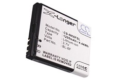 CameronSino适用诺基亚 N95 8GB N78手机电池BL-6F