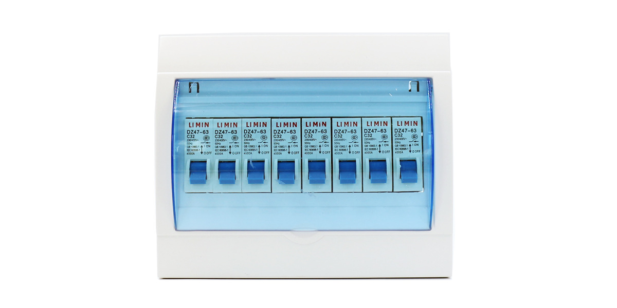 明装5-8回路空气开关配电盒 塑料配电箱明装配电箱