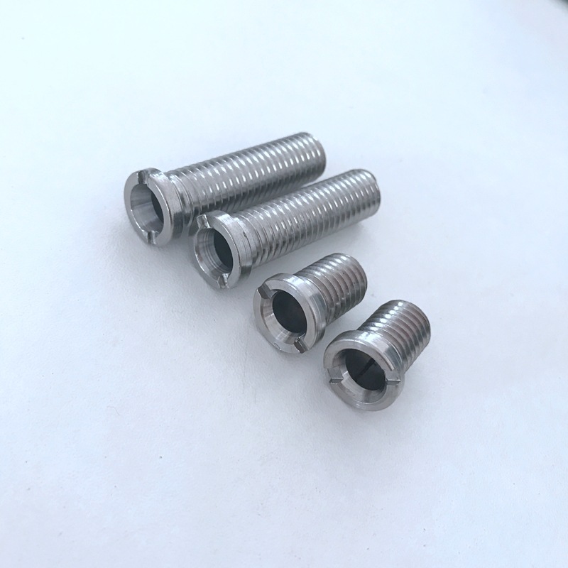 菜盆下水器加长螺丝sus304不锈钢中心孔安装松紧固螺丝长4.5 3.