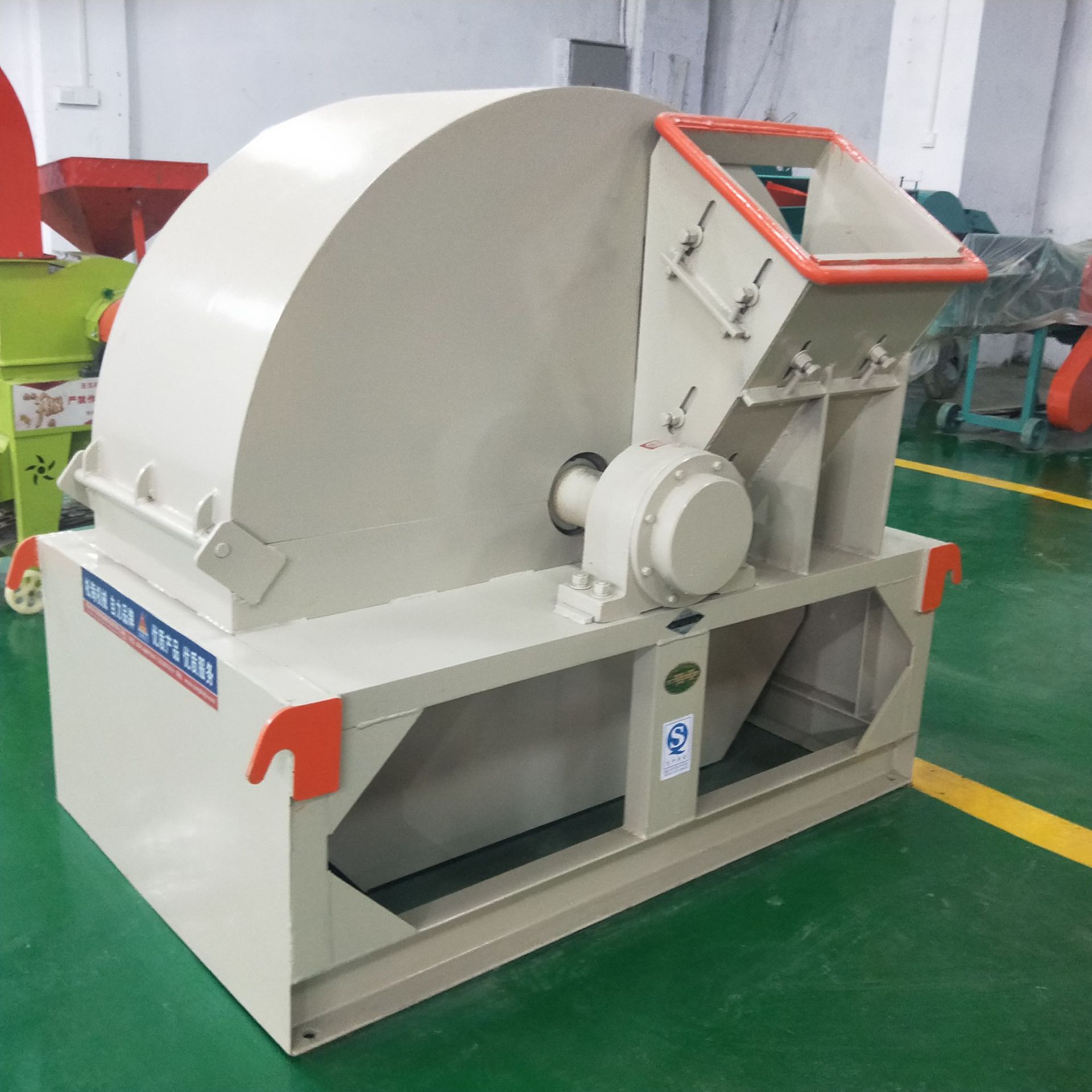 600型盘式木材削片机小型自动进料圆木削片机 移动平口进料切片机