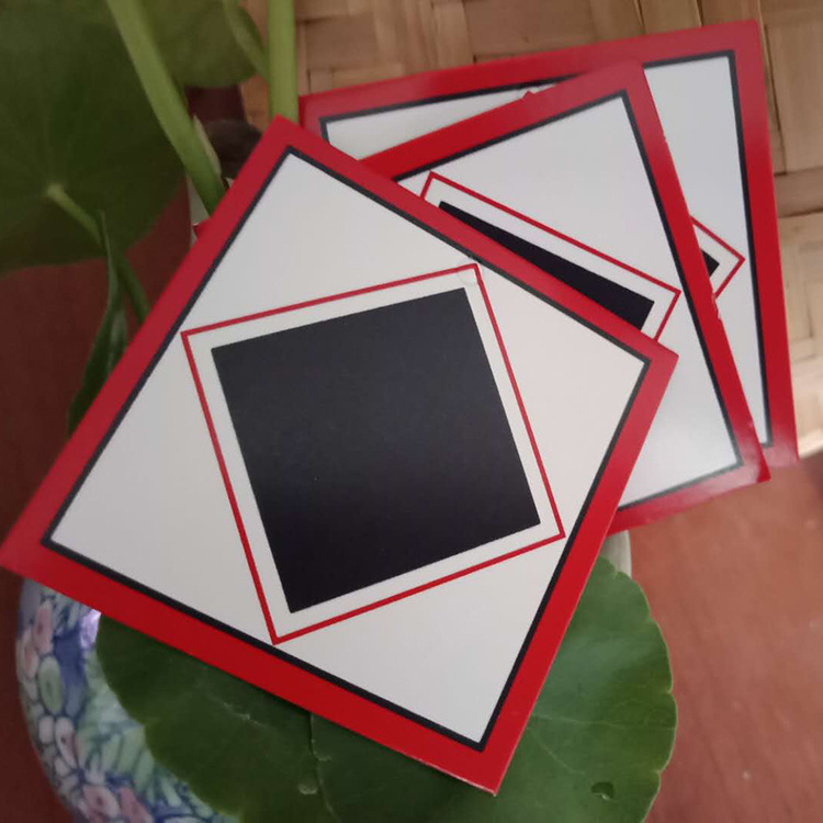 青岛包装辅料 方形铜纸板吊牌 服装吊牌 厂家直销批发支持定制