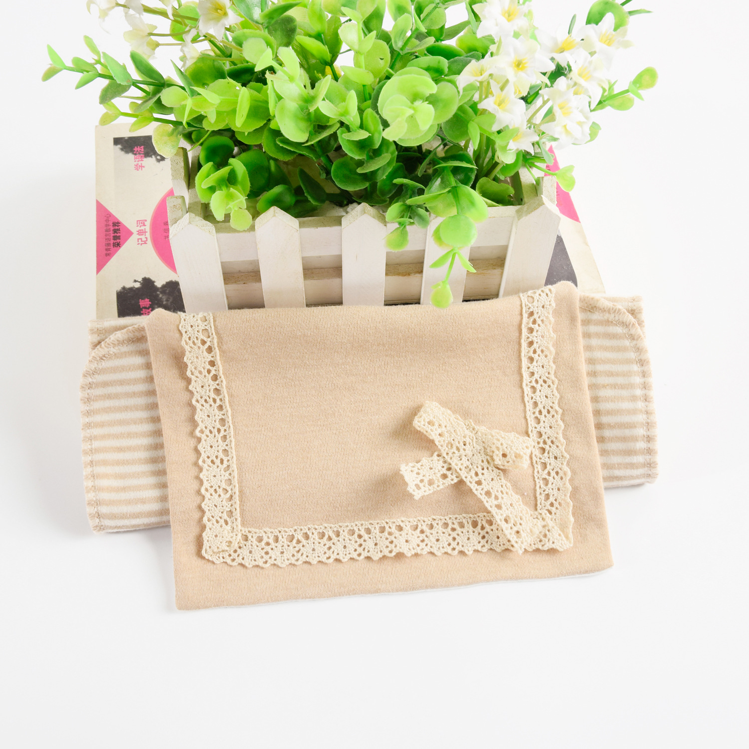 新款彩棉布宝宝吸汗巾幼儿园儿童特大号26*38垫背巾隔汗巾