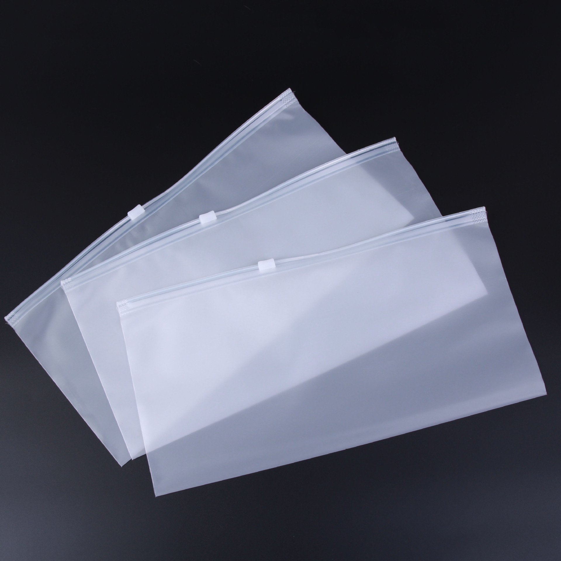 eva服装磨砂拉链袋 30*40袜子内衣自封拉链袋 枕头衣服毛巾包装袋