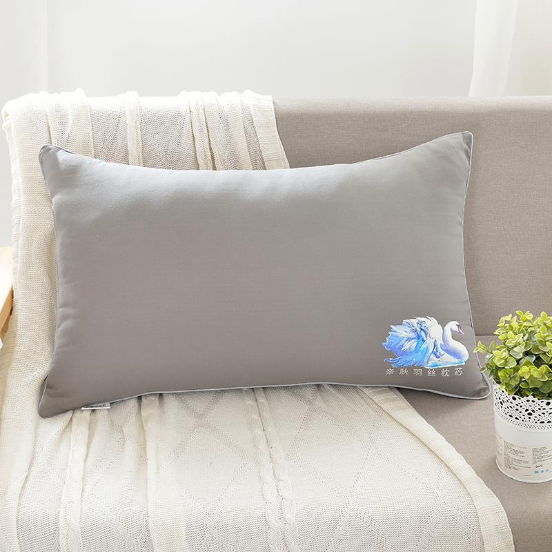 厂家直销婚庆大红枕羽丝绒学生枕礼品枕结婚枕芯枕头乳胶枕成人枕