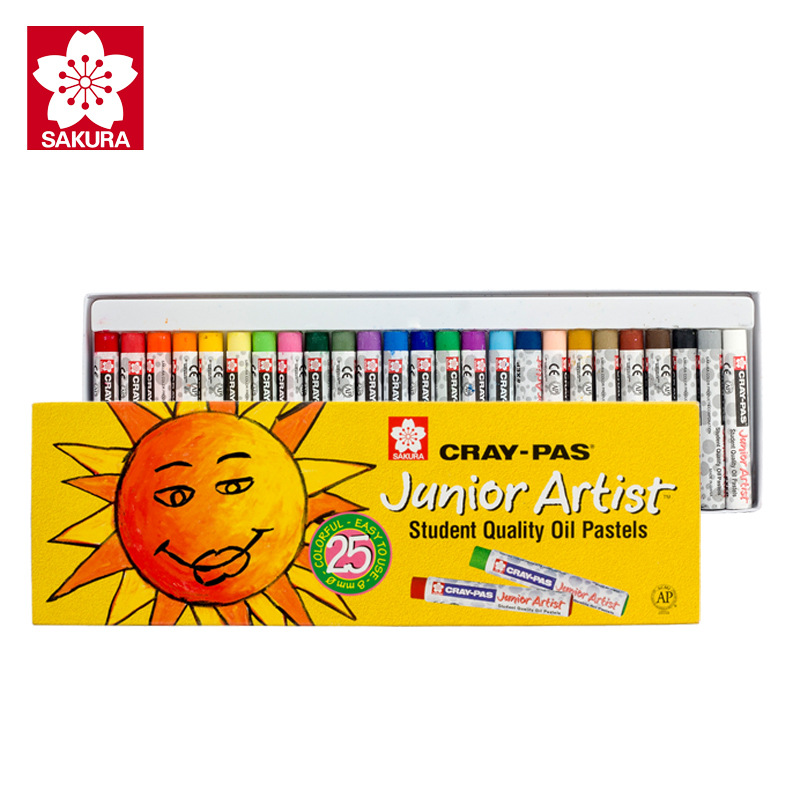 日本sakura樱花牌油画棒25色36色48色50色油化棒可